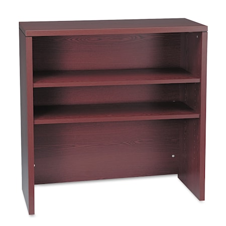 Hon Bookcase Hutch, 14.63 in D X 37.13" H, 36" W X Woodgrain Laminate, Mahogany H105292.NN